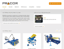 Tablet Screenshot of pracor.com